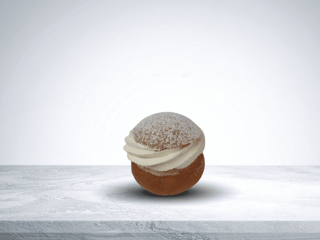 Mini semla med mandel